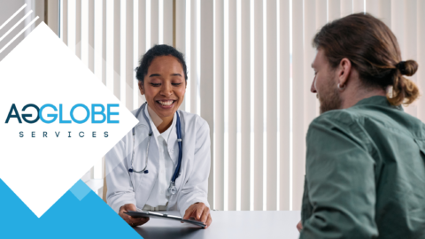 A doctor talking with her patient