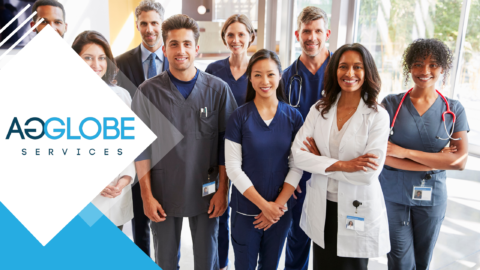 group of healthcare workers smiling